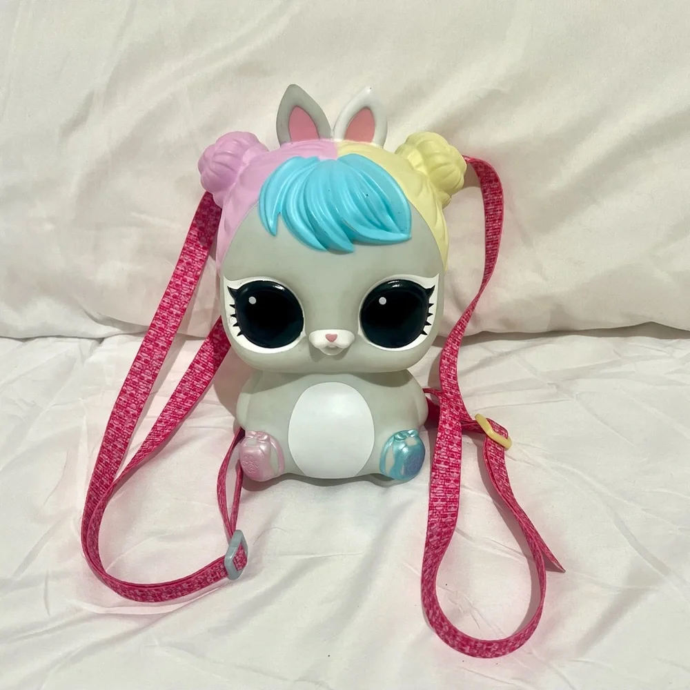 LOL Surprise Backpack Biggie Pets Hop Hop Bunny Coin Bank MGA Toy - Picture 5 of 5